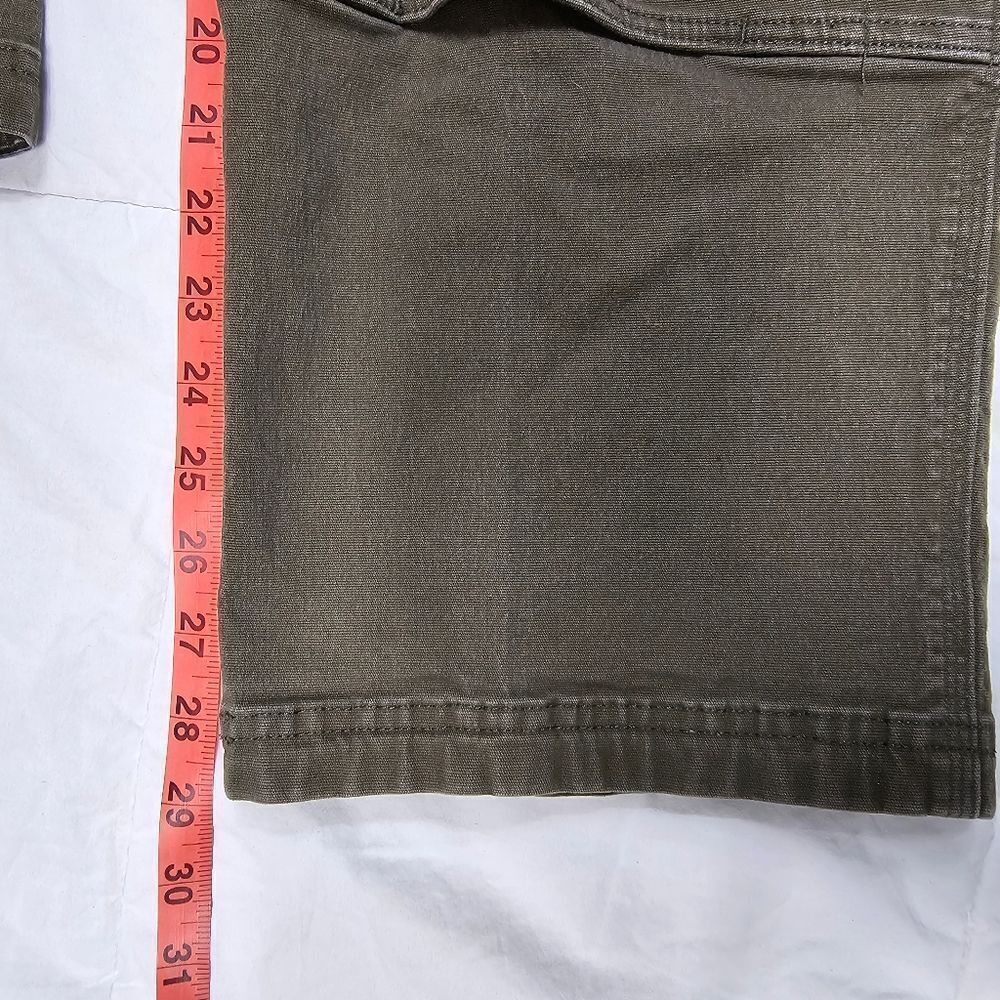 Duluth Green Cargo Pants With‎ Comfort Waistband Women's Size 14 - Picture 11 of 13